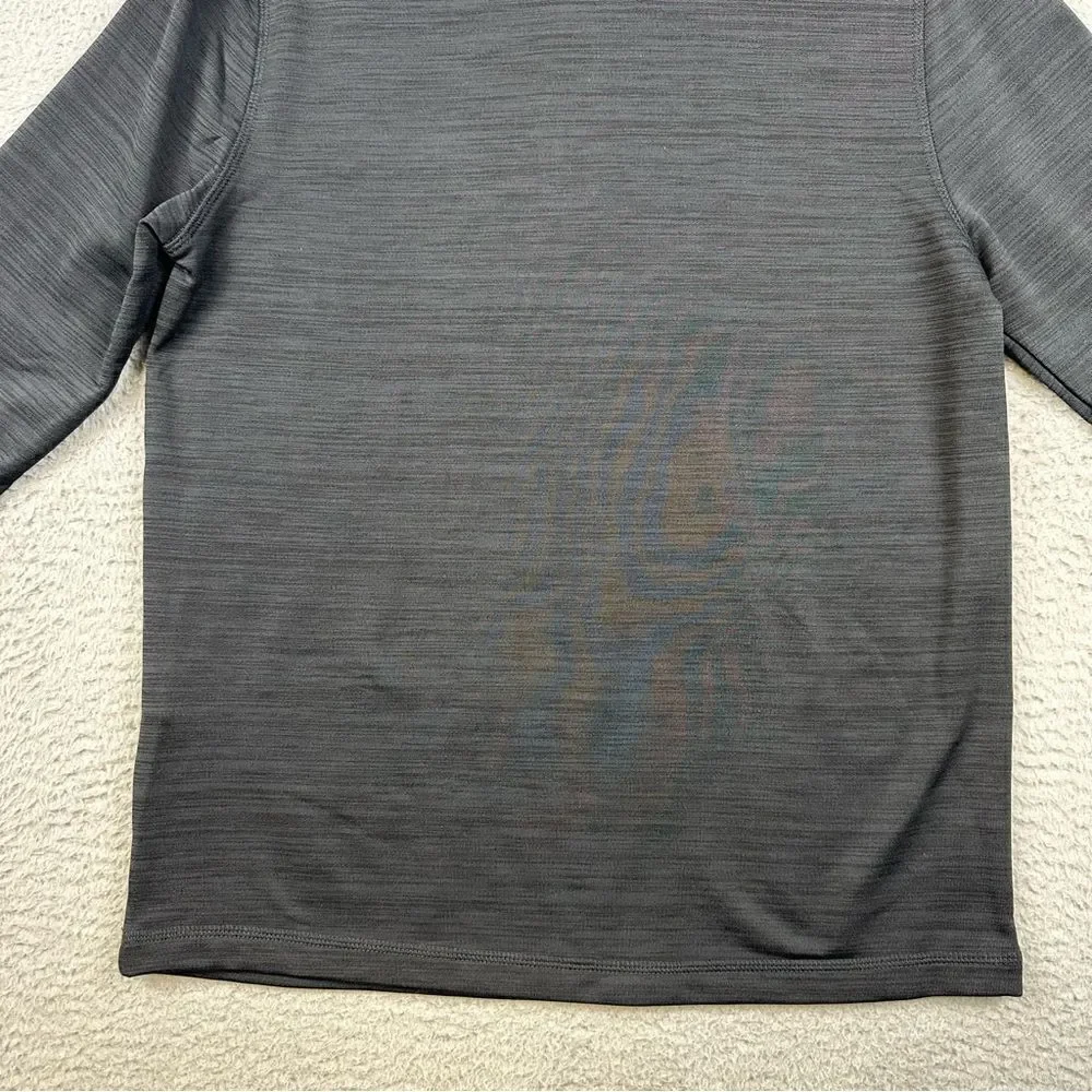 Izod Golf Pullover Mens Small Black Breathable UPF50 Water Resistant 1/4 Zip NEW